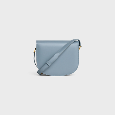 BESACE CLEA IN SHINY CALFSKIN BLUE GREY - Image 3